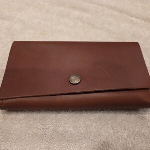Portland Leather Goods Brown Leather Wallet-Never Used